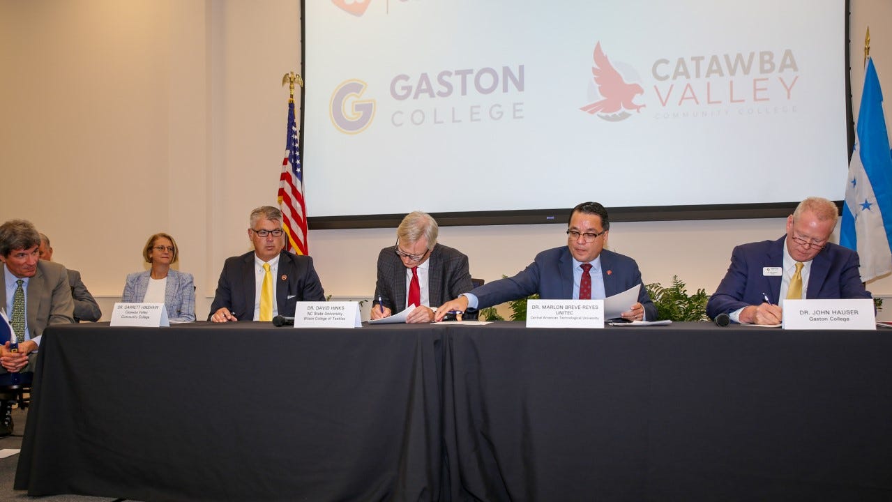 Gaston College part of agreement to offer textile job training to students in Honduras